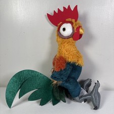 Disney Store HEI HEI Plush Moana Chicken Rooster Stuffed Animal Toy 12"
