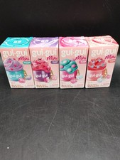 4 X Gui Gui Mini Slime Keychain Butter Cloud Clear Gloss Complete Set New