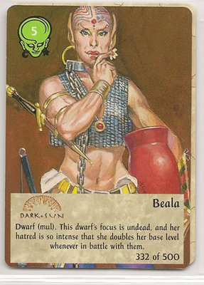 Spellfire 4th Edition Card M//NM 348//500 Cidre Bint Corina