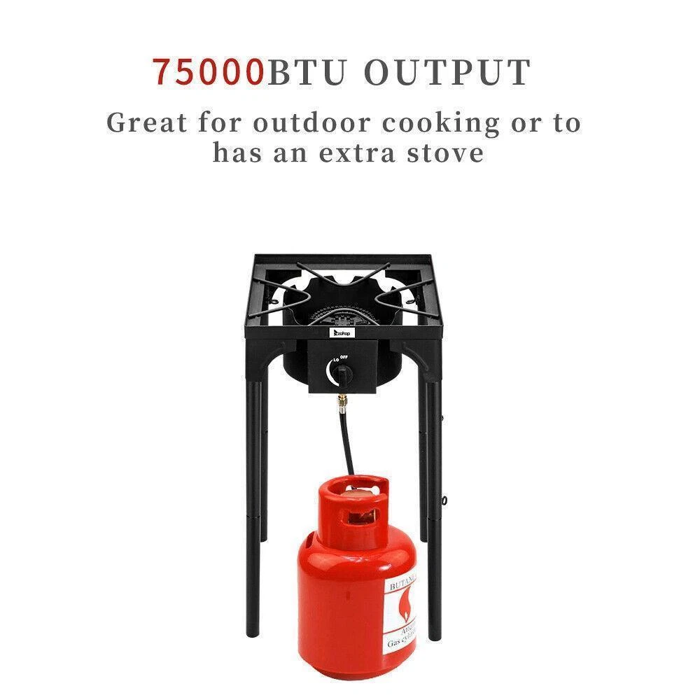 Hot Zokop 75,000 BTU Outdoor Stove Propane Burner Cooking Gas Portable BBQ  Grill | eBay
