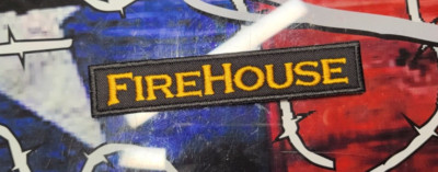 EMBROIDERED FIREHOUSE ROCK BAND PATCH (Please Read Ad)