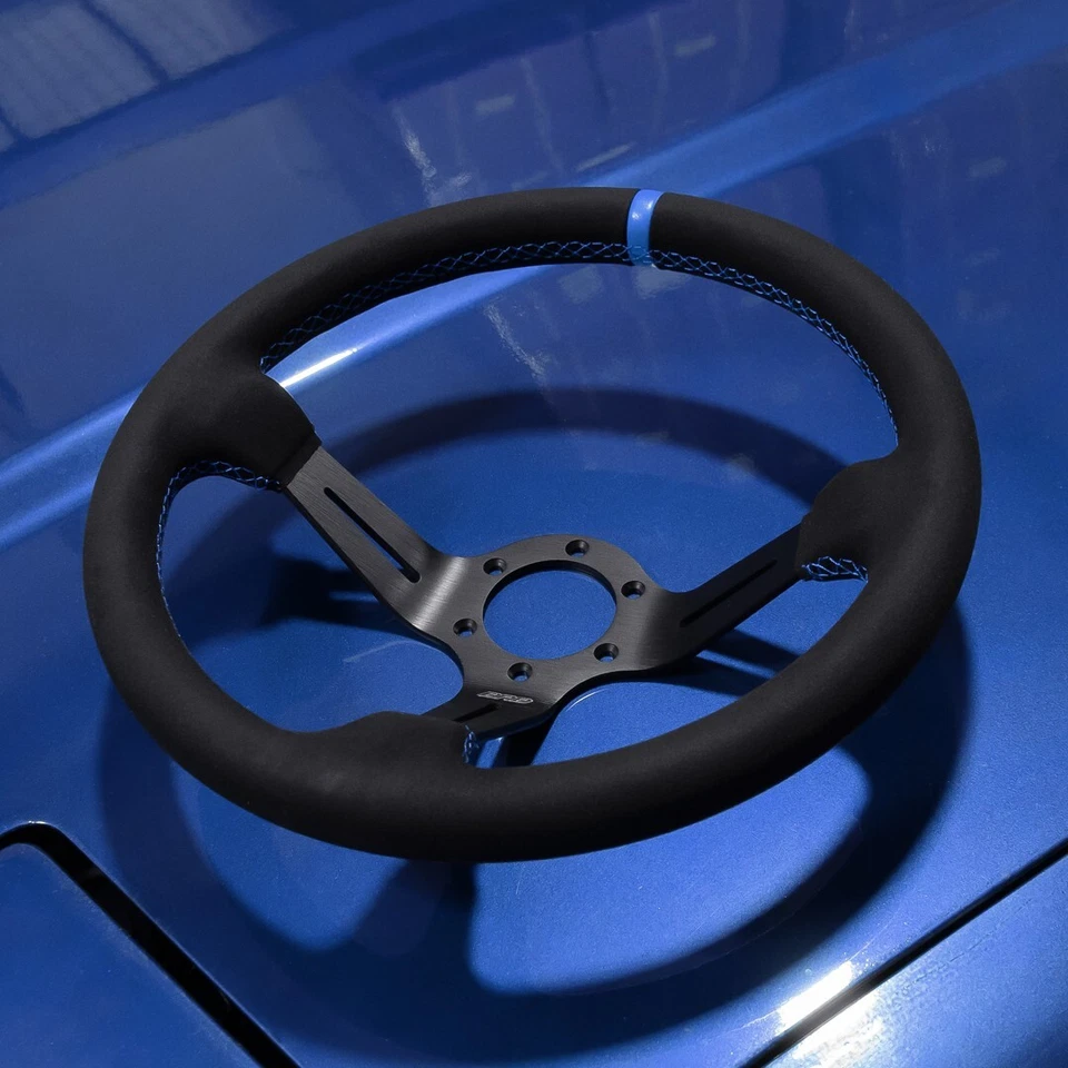 Rueda de carreras Alcantara interior DND Performance (azul) Foto 2 de 2