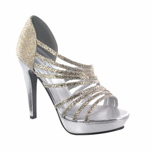 silver homecoming shoes