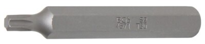 BGS Bit | Länge 75 mm | Antrieb Außensechskant 10 mm (3/8'') | T-Profil (für Torx