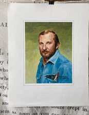 Norman Rockwell The Artist Portrait of Richard Sloan Art Print Unsigned