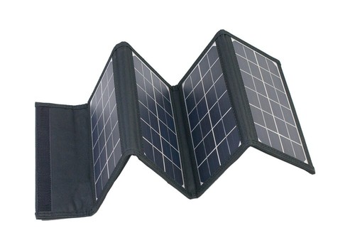 21W Solar Panel Charger Foldable Portable 5V / 2.1 A Monocrystalline - Picture 3 of 7