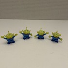 LOT of 4 Different Toy Story Alien Figures Disney 1 3/4" Tall Pixar Cake Topper