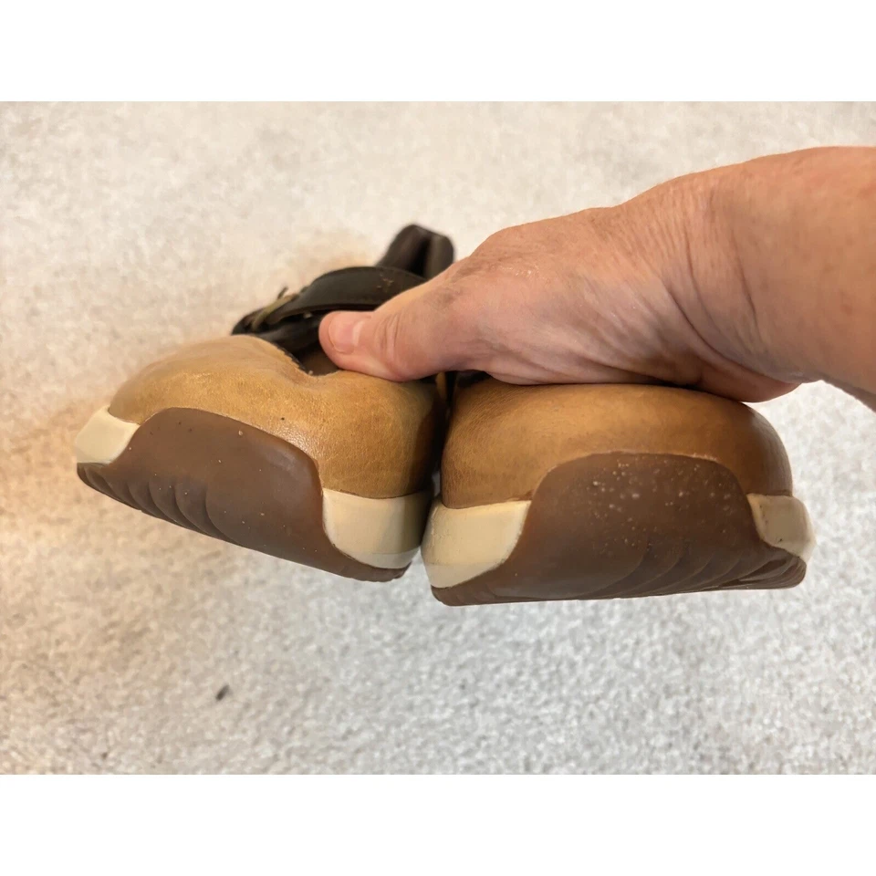 MBT Mujer Changa Mary Jane Zapatos para Caminar Talla 6 Marrón Tostado Cuero Granola Foto 3 de 4