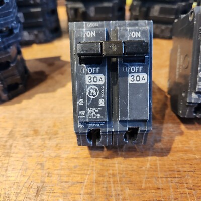 ONE NEW OLD STOCK GE THQB230 120/240V 30A Circuit Breaker SHIPS FREE