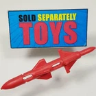 Vtg GI Joe Cobra 1985 Ferret ATV MISSILE original vehicle red part accessory