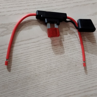 Waterproof 8AWG In-line Fuse Holder with 2pcs Red 32V 50Amp Maxi Blade Fuses