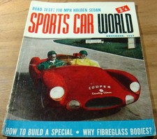 1957.Sports Car World. 110 mph FE Holden. Arbarth Fiat Farina 750.MG