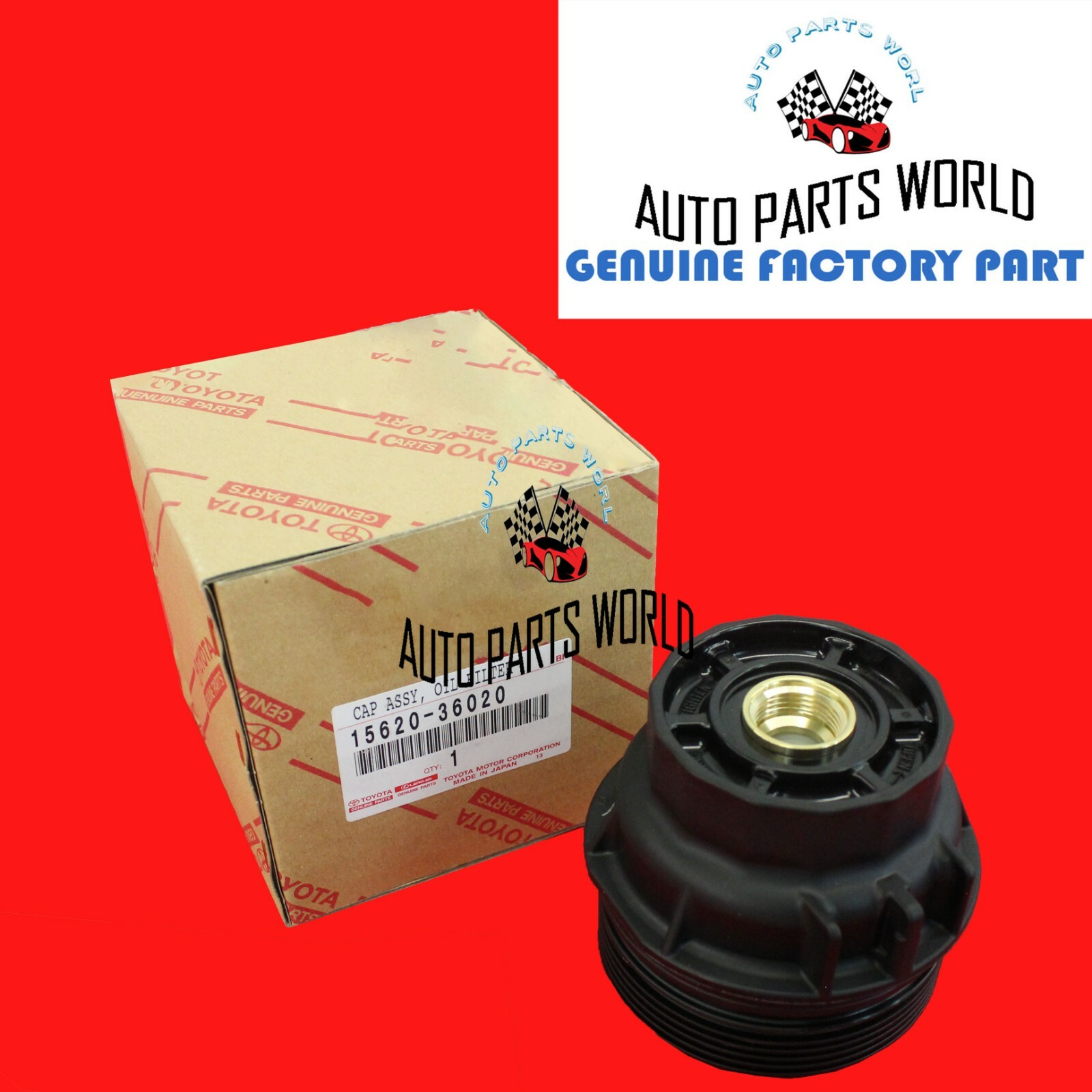 GENUINE TOYOTA CAMRY SIENNA TACOMA RX350/450h OIL FILTER HOUSING CAP 15620-36020