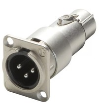 Neutrik NA3MDF XLR "D" Series 3-Pin Male to Female Adapter