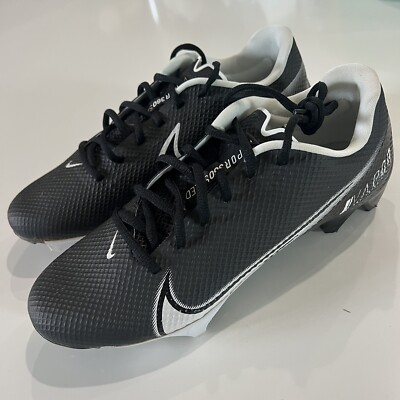 Nike Vapor Edge Speed 360 Football Cleats Black White CD0082
