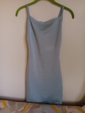 Guess Sexy Light Blue Cut Out Back Dress in Light Blue Small - New