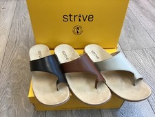 STRIVE CAPRI III LADIES TOE LOOP SANDALS ARCH FIT AUTHOPEDIC WOMENS SMART CASUAL