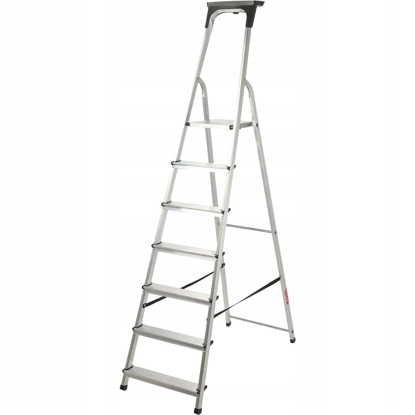 Escalera de aluminio KADAX, escalera de mano hasta 125 kg, escalera de...