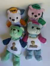 NSYNC Rare Bear Cubs Bean Bag Teddies Number With Tags