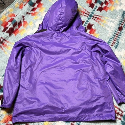 Fendi reversible logo print purple windbreaker girls youth 14 - Picture 8 of 13