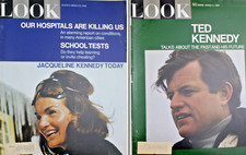 LOT 1966 1969 Look Magazine Ted & Jacqueline Kennedy Malcom X Willie Mays Titan