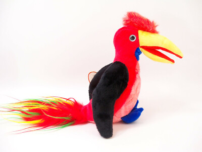 TY BEANIE BABIES FRILLS 2001 Parrot Retired