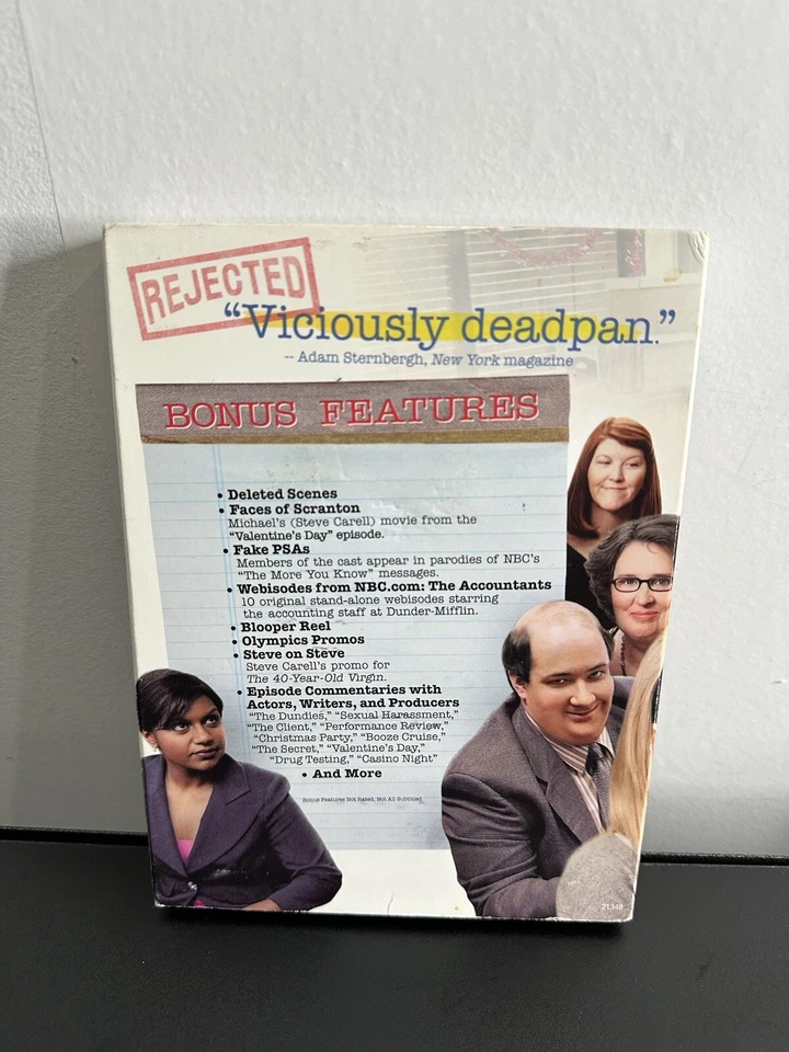 The Office US TV Series Season 2 DVD Steve Carrell Jim Pam Michael Scott - Image 2 of 2