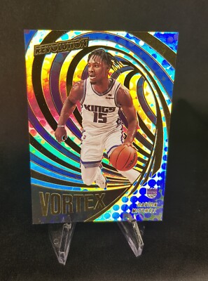 Panini 2021-22 Revolution - #8 - Davion Mitchell - Rookie Vortex - Kings