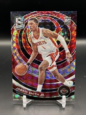 2022-23 Spectra Jabari Smith Jr Interstellar Prizm Rookie RC #/99 Rockets