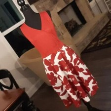 Women's V-Neck Cotton Floral Sundress - Stretch - Flattering - New