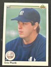 Carta Baseball 1990 Upper Deck Eric Plunk #630 Yankees Brocca VG O/C