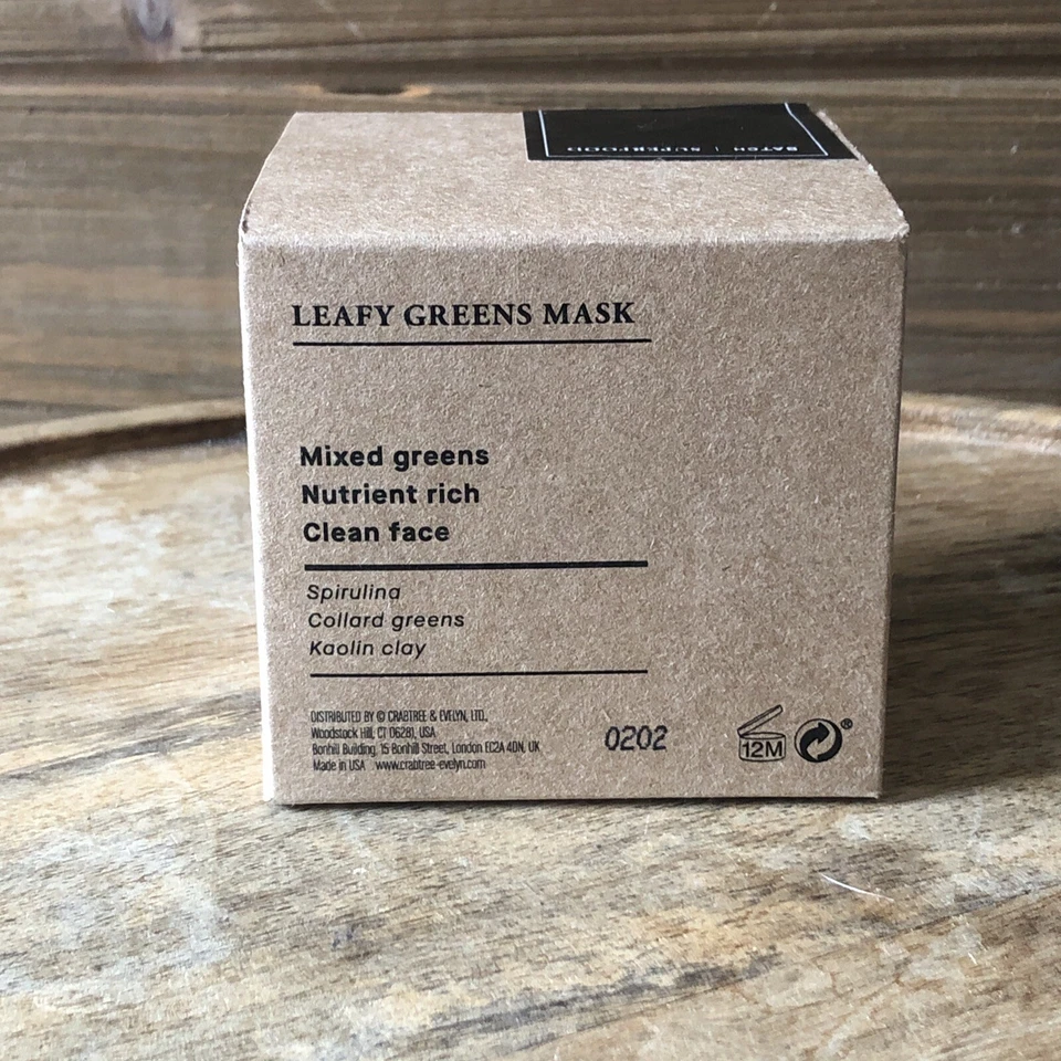 CRABTREE & EVELYN~~LOS JARDINEROS~~MASCARILLA HOJAS VERDES 1,5 OZ NUEVA EN CAJA SELLADA 56 Foto 3 de 4