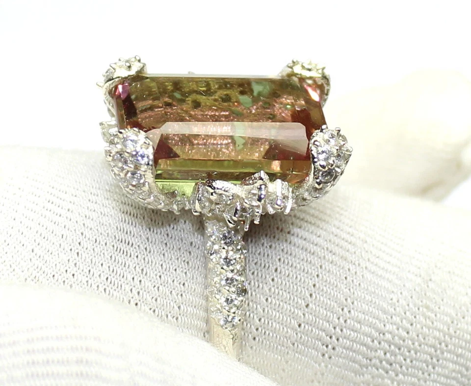 Genuine Color Change Russian Zultanite 925 Silver Ring, Alexandrite Ring on ebay - Image 4 of 4