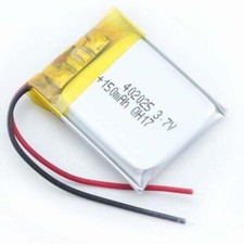 50Pcs Rechargeable 3.7V 150Mah 402025 Li-Polymer Li Lipo Battery Jst-Ph 2Pin 2.0