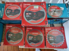 Craftsman Saw Blades 7-1/4" and 10" Circular Saw and Table Saw