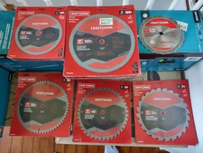 Craftsman Saw Blades 7-1/4" and 10" Circular Saw and Table Saw