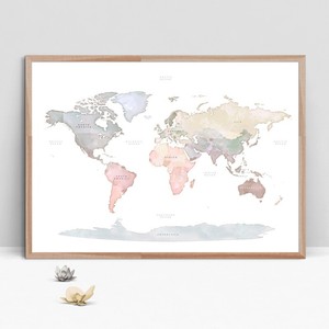 MOIN Poster I Plaice I North Sea I Watercolor I Shell