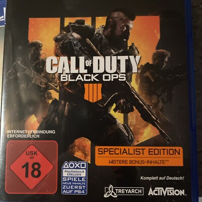 Call Of Duty Black Ops III - PS4 Spiel-Specialist Edition - Guter Zustand