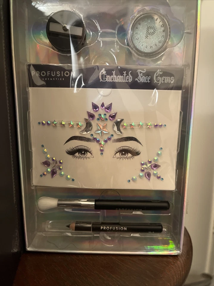 Livro de Maquiagem Encantada Profusion Cometics Lindo Novo Glitter Brilhante Raro - Imagem 4 de 4