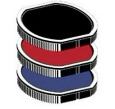 Ink Pad Ideal 400R Stamp Replacement Pads - 3 Pack