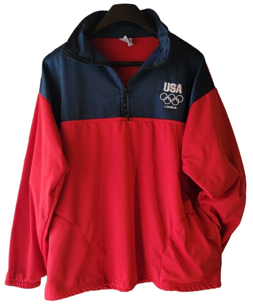 USA Olympic Committee Pullover Jacket Team USA Men XL London