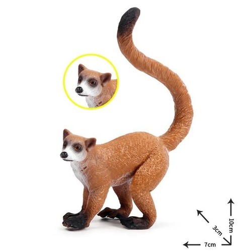 Lemur Animali Selvatici Giocattolo PVC Action Figure Bambini Giocattoli Festa Regali - Foto 2 di 5