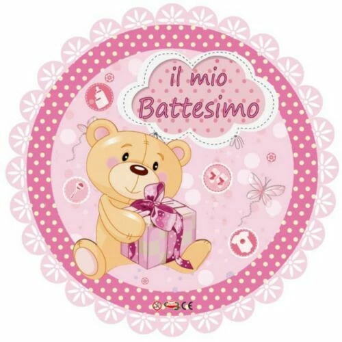 Topper battesimo per feste e party