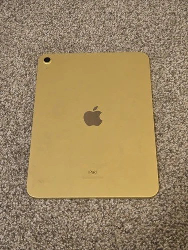 Yellow Apple iPad 10th Generation with A14 Bionic chip, 10.9-inch Liquid Retina