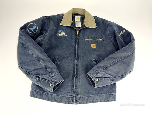 Giacca foderata coperta vintage Carhartt J97 Detroit taglia media USA 2004 RODEO