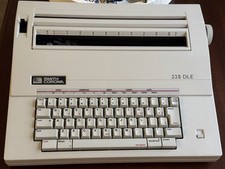 Smith Corona 205 DLE Electric Typewriter Vintage Tested Working Beige thumbnail
