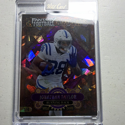 Wild Card Fantasy Football Steampunk 2026 Jonathan Taylor FSPPU04-JT #/4