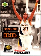1997 Upper Deck Nestle Crunch Time #CT29 Reggie Miller basketball card 8HHHH