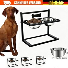 hund Hunde-Futterbar Fressnapf-Set H&ouml;henverstellbarer Napfst&auml;nder DHL