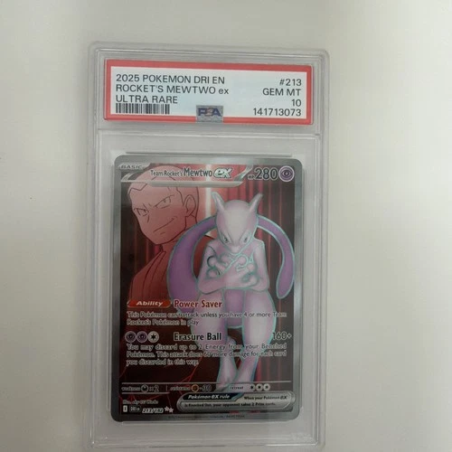 PSA 10 Team Rocket's Mewtwo 213/182  Destined Rivals